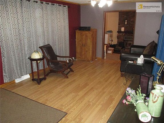 Another view into the sunken family room. This open plan is great for entertaining.