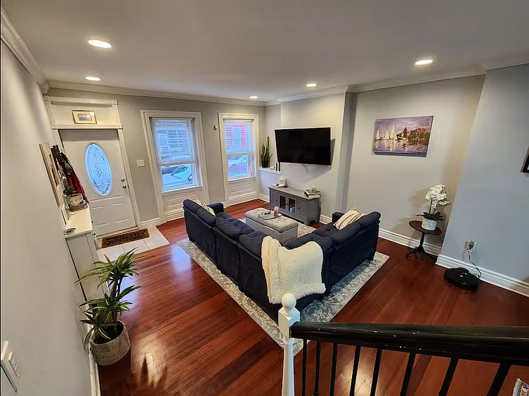 Furnished Living room. View from Stairs