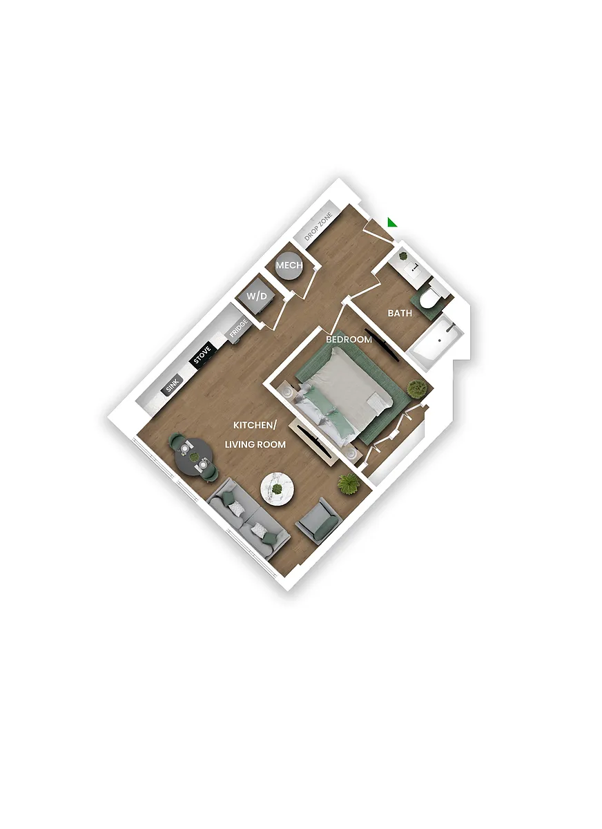 Floor plan S3AW WDU 80%