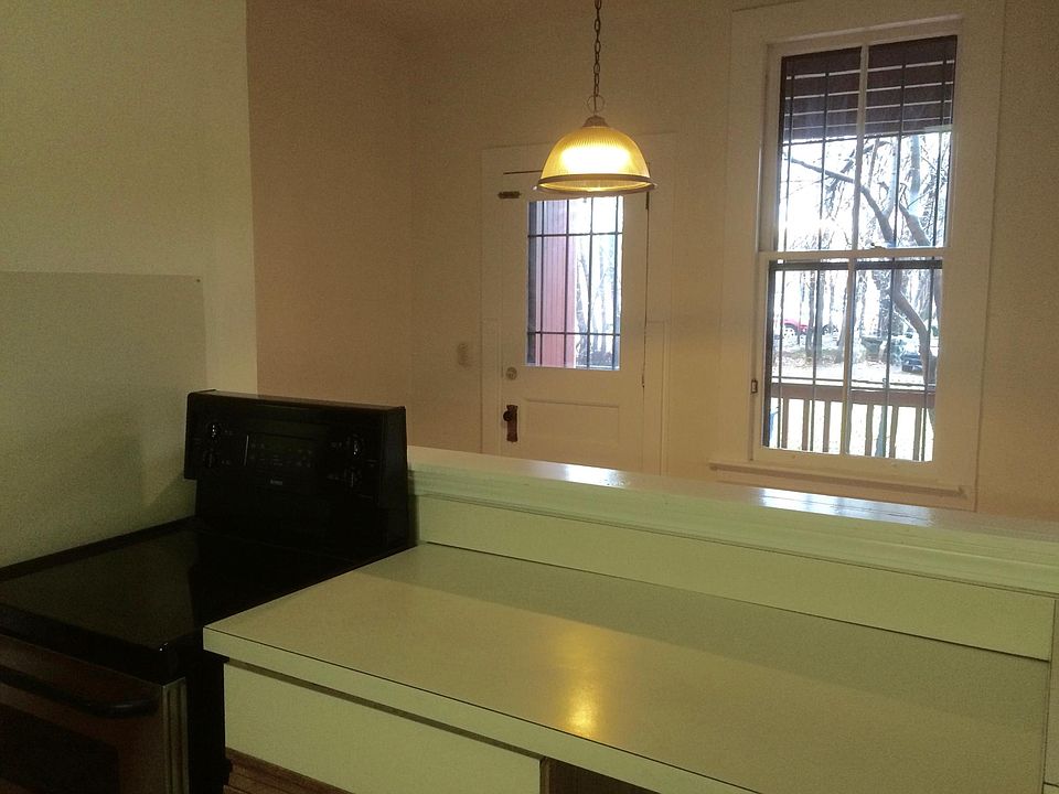 From kitchen to dinning area and deck.