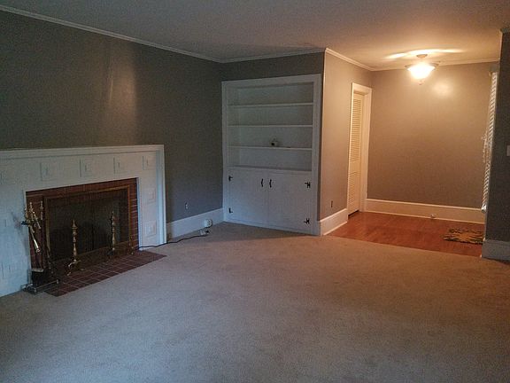 Cozy fireplace with insert