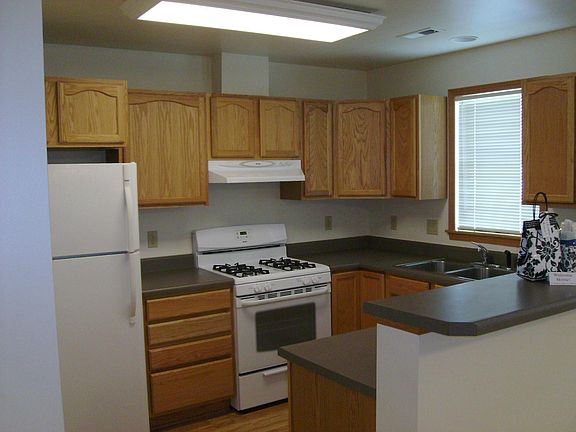 Kitchen with lots of cabinet space.