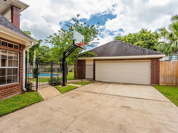 Detached garage is oversized.