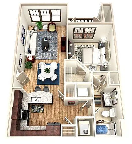 Floor plan A1 - Abbott