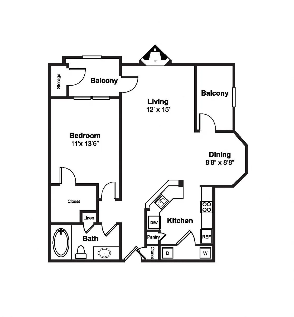 Floor plan A6