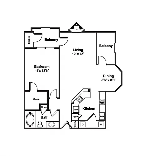 Floor plan A6