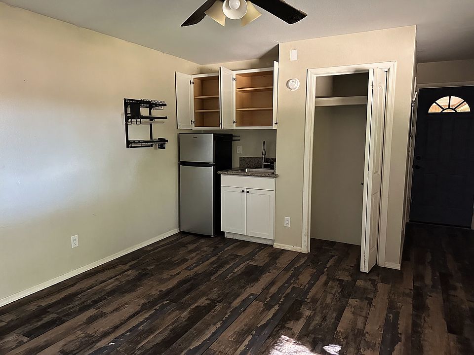Kitchen and closet area