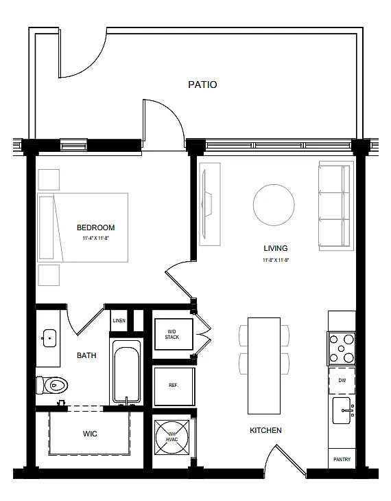 Floor plan Wright
