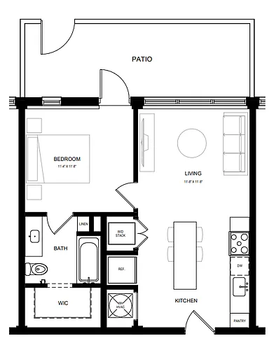 Floor plan Wright