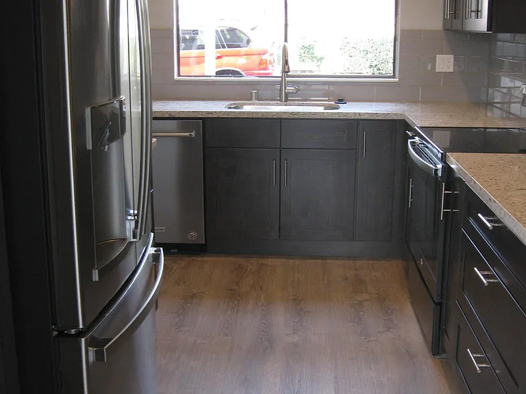 All new kitchen area