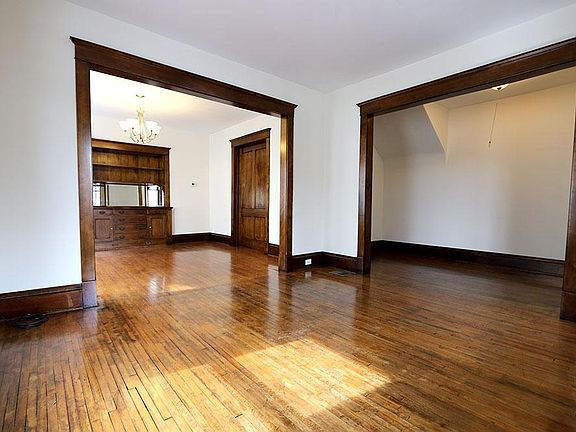 Hardwood floors with 100 years of patina have recently been 