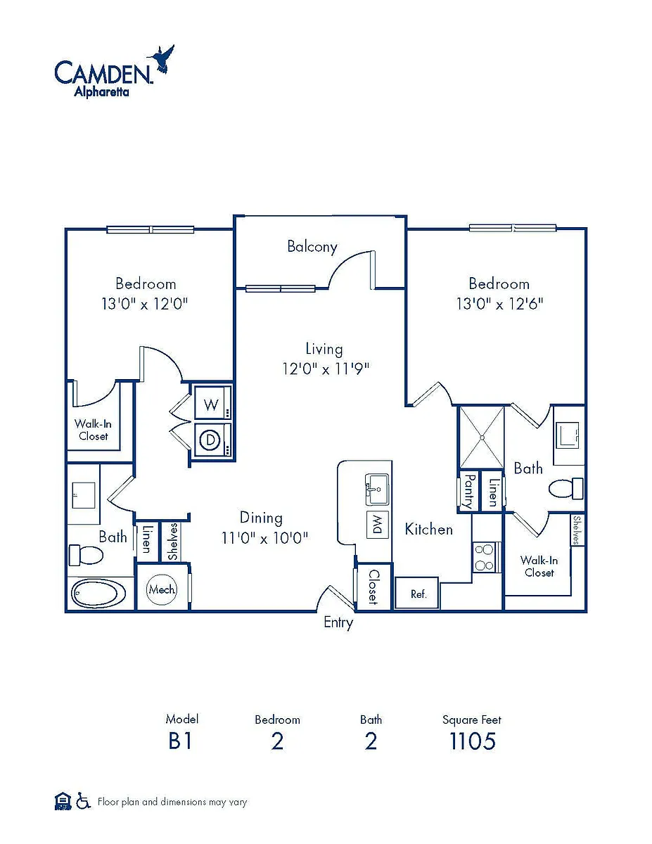 Floor plan B1