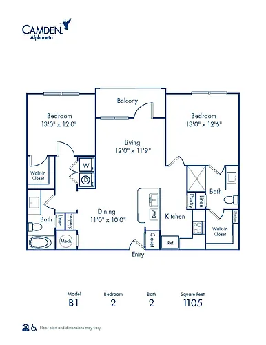 Floor plan B1