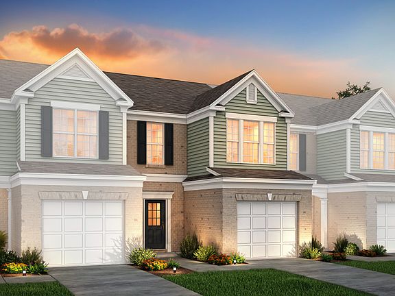 Hemingway Exterior 2 features brick, siding and 1 car garage