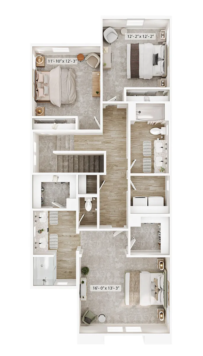 Floor plan 3A Garden