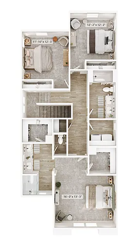 Floor plan 3A Garden