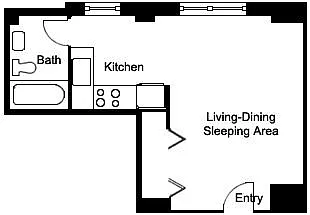 Floor plan Studio