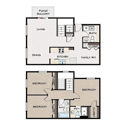 Floor plan 3x2 TH