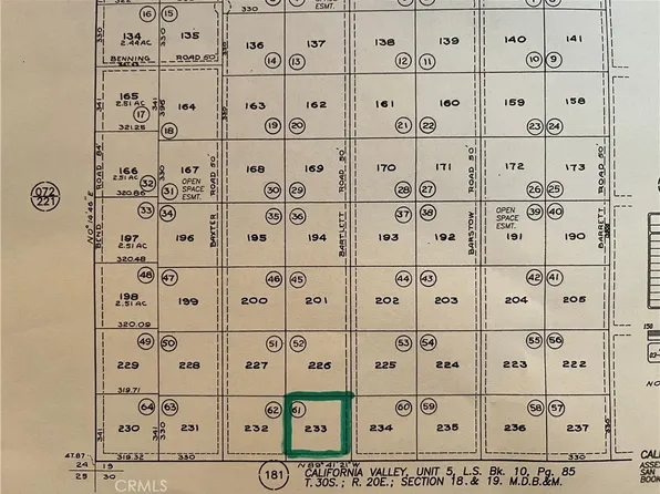 0 Arrow Bear Trl Lot 233, Santa Margarita, CA 93453