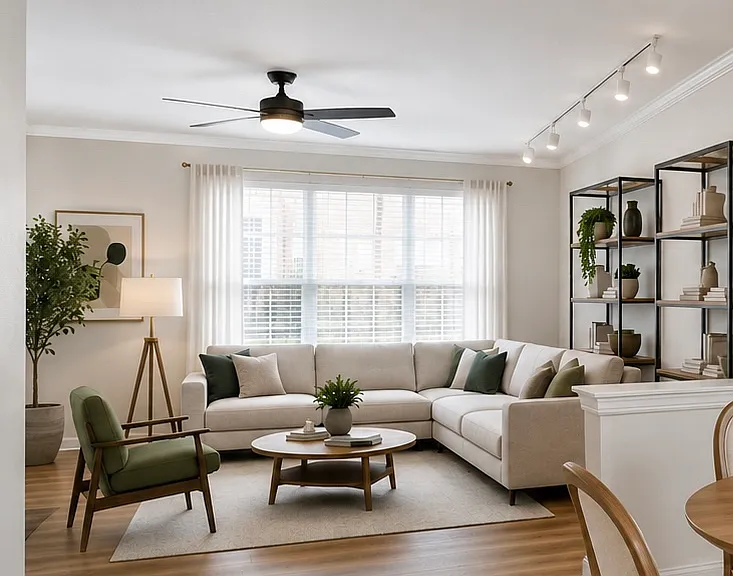 AI Generated furniture mock-up