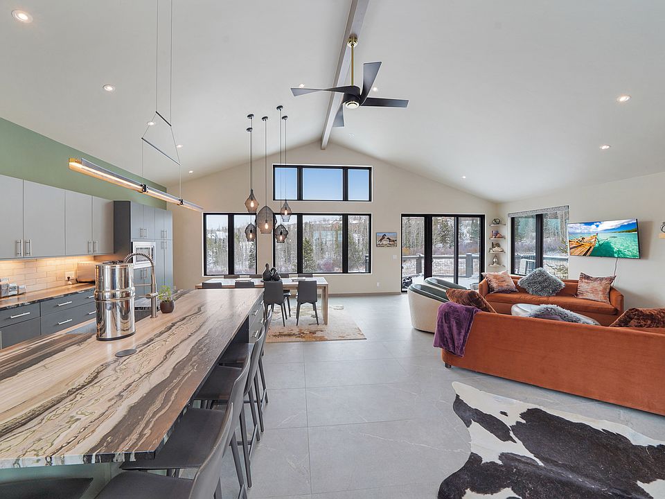 plenty of room in the kitchen to gather, dine, cook, and converse over tomorrows plans or todays' highlights