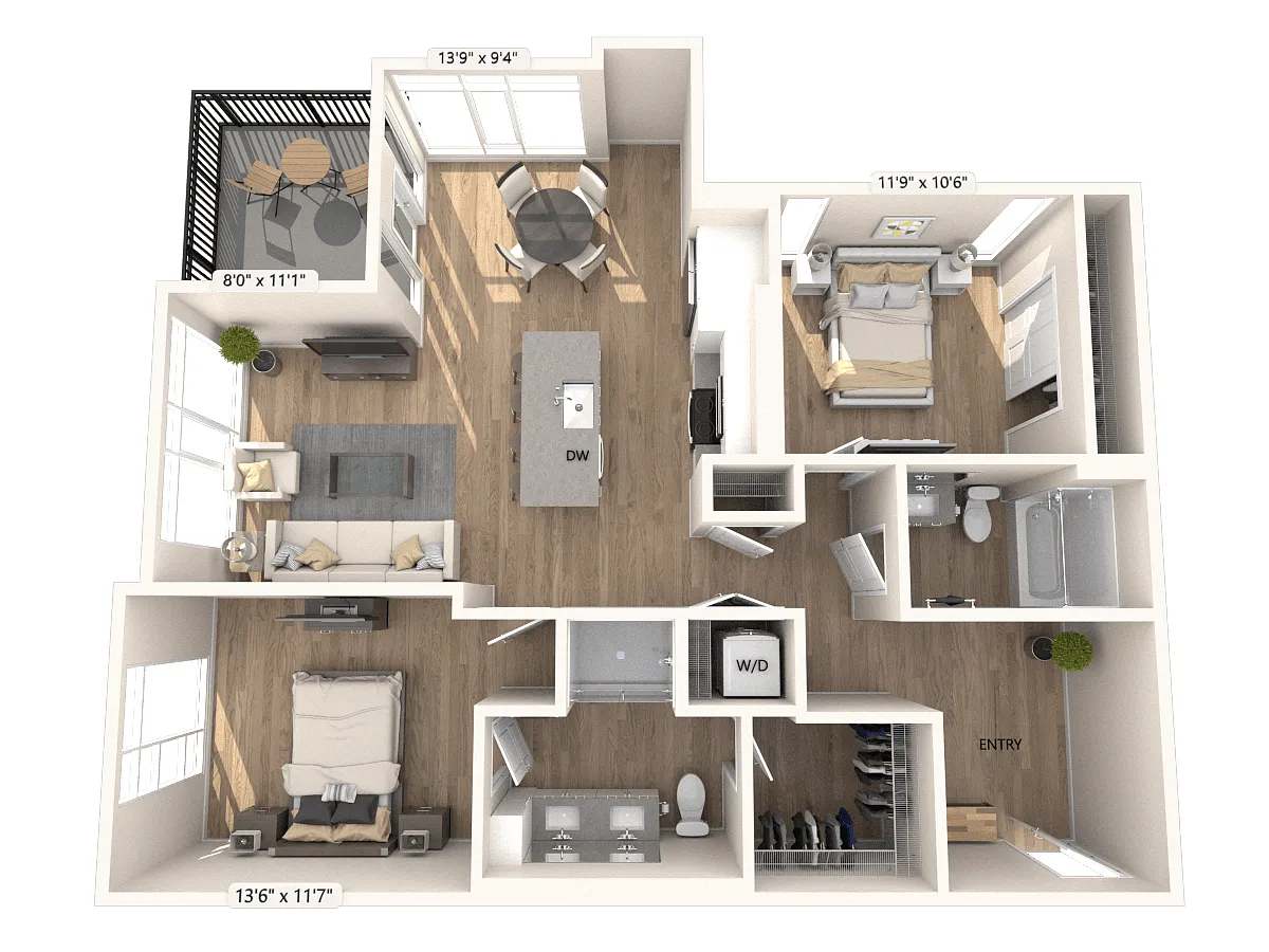 Floor plan B04a-FP1