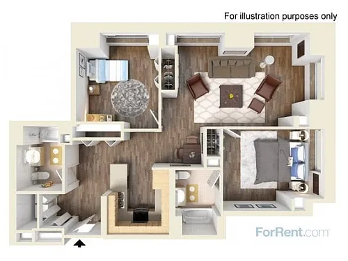 Floor plan Rose Garden