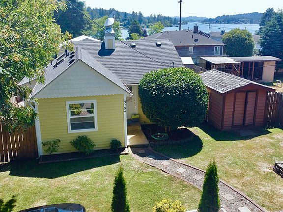 Aerial view front of house