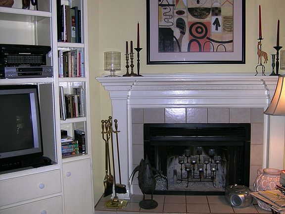 Detail Trim around Fireplace
