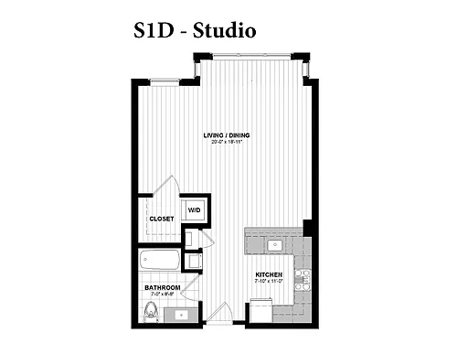 Floor plan S1D