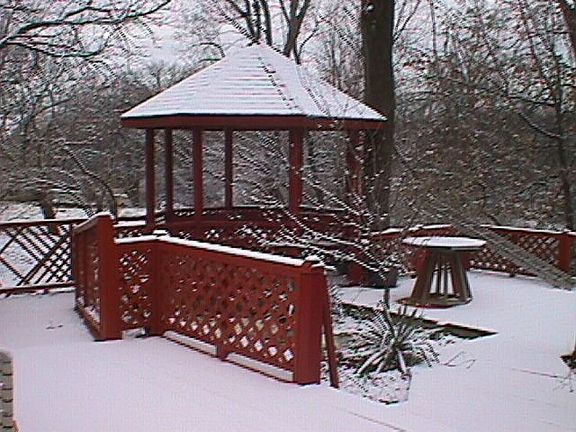 The Gazebo in winter 1999