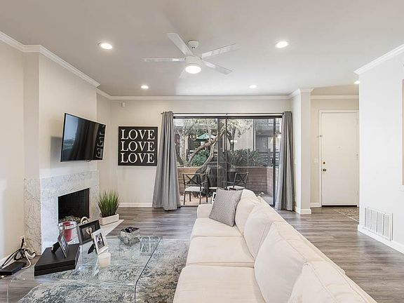 View from kitchen/dining to living room
