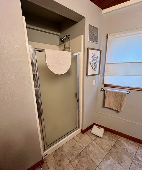 Shower area.