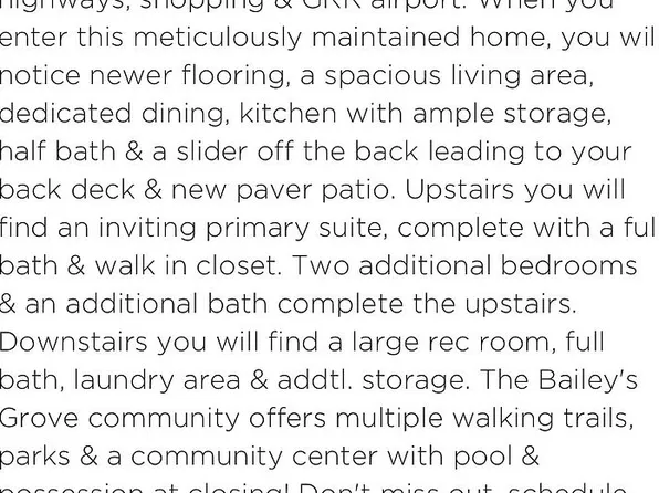 5647 E Grove Dr SE, Kentwood, MI 49512