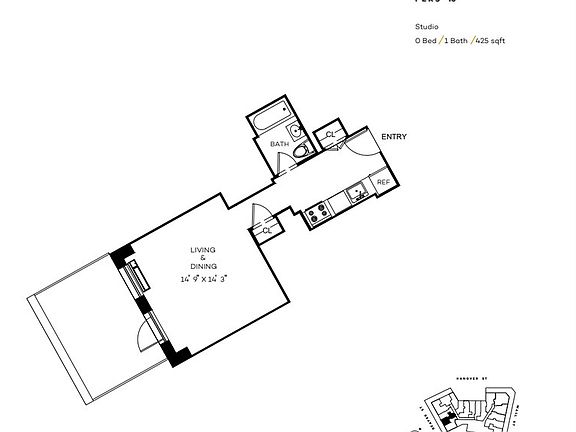 2nd image of 63 Wall St APT 1602