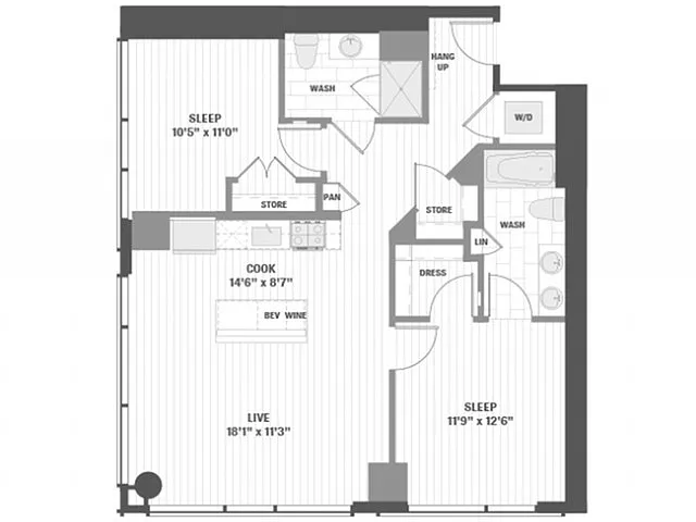 Floor plan C4
