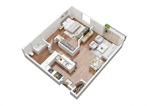 Floor plan Bogart