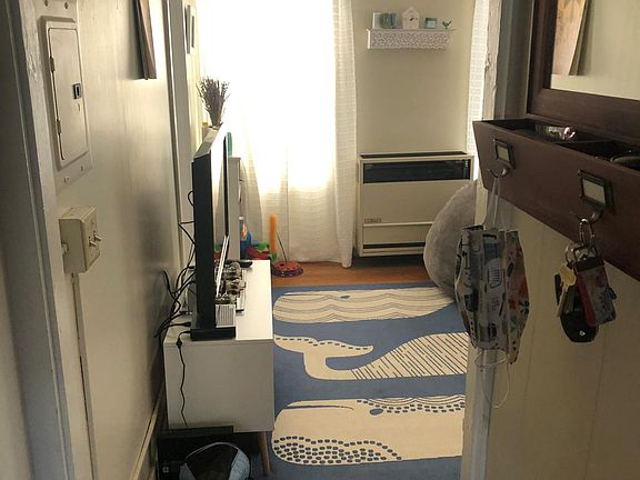 Standing in the entryway, looking towards living room