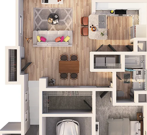 Stonebriar Pines - B2D Floor Plan Stonebriar Pines - B2D Floor Plan