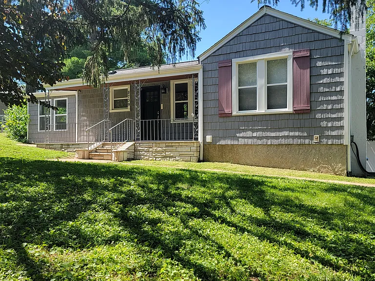 Front of the house that faces Grant Road