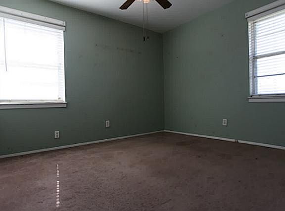 One of the three bedrooms