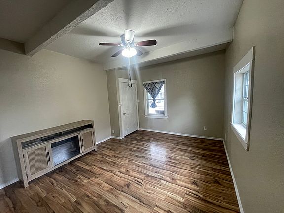 View from living room to the front door.