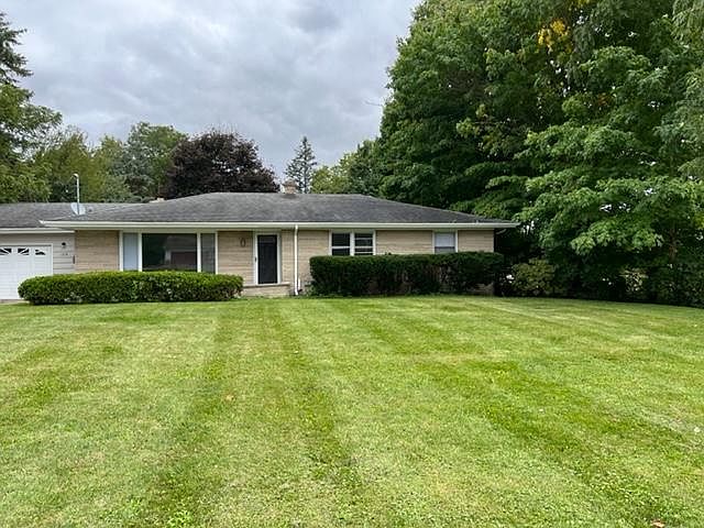 Front view of the house from Drake Rd.