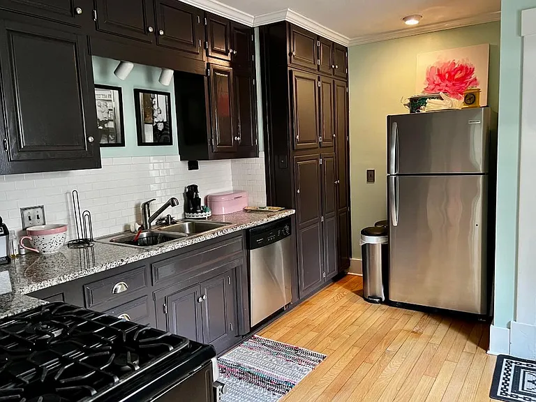 Kitchen, new dishwasher, new fridge