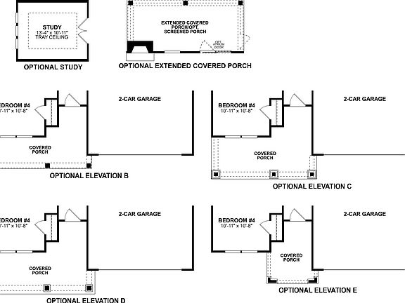 Brayden First Floor Options