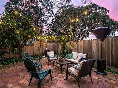Rear yard fenced in