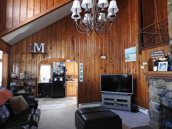 Living room looking to kitchen