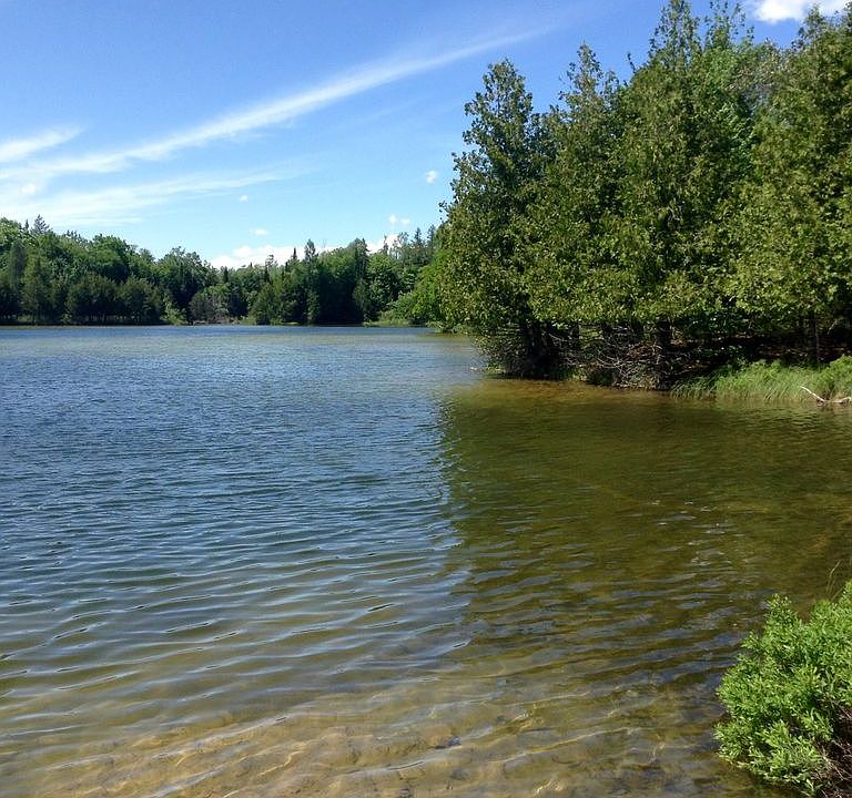 looking towards outlet