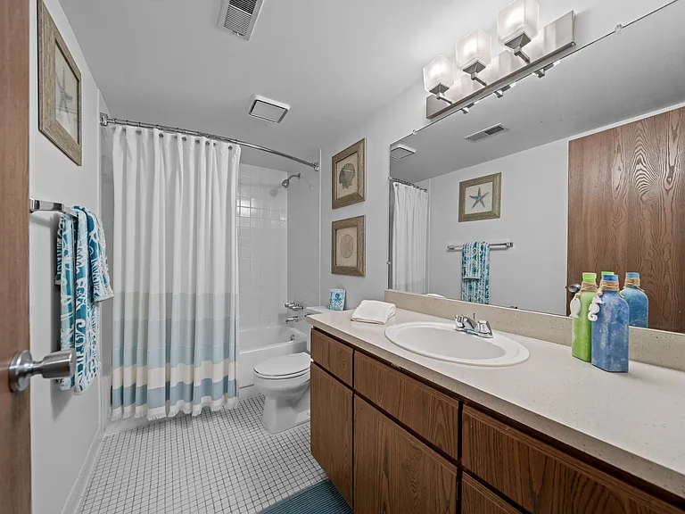 Posh bathroom at Westwood Village Apartments in Westland, MI