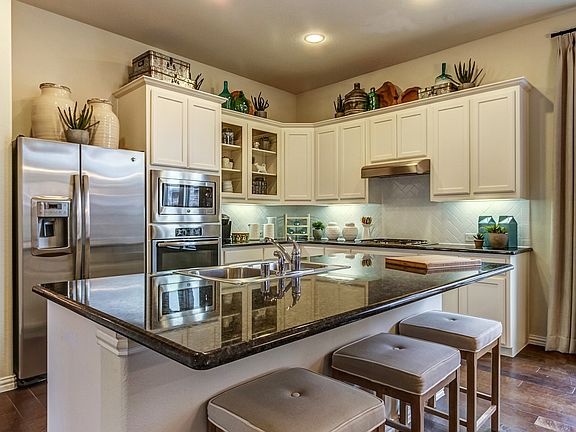 Spacious kitchen with island